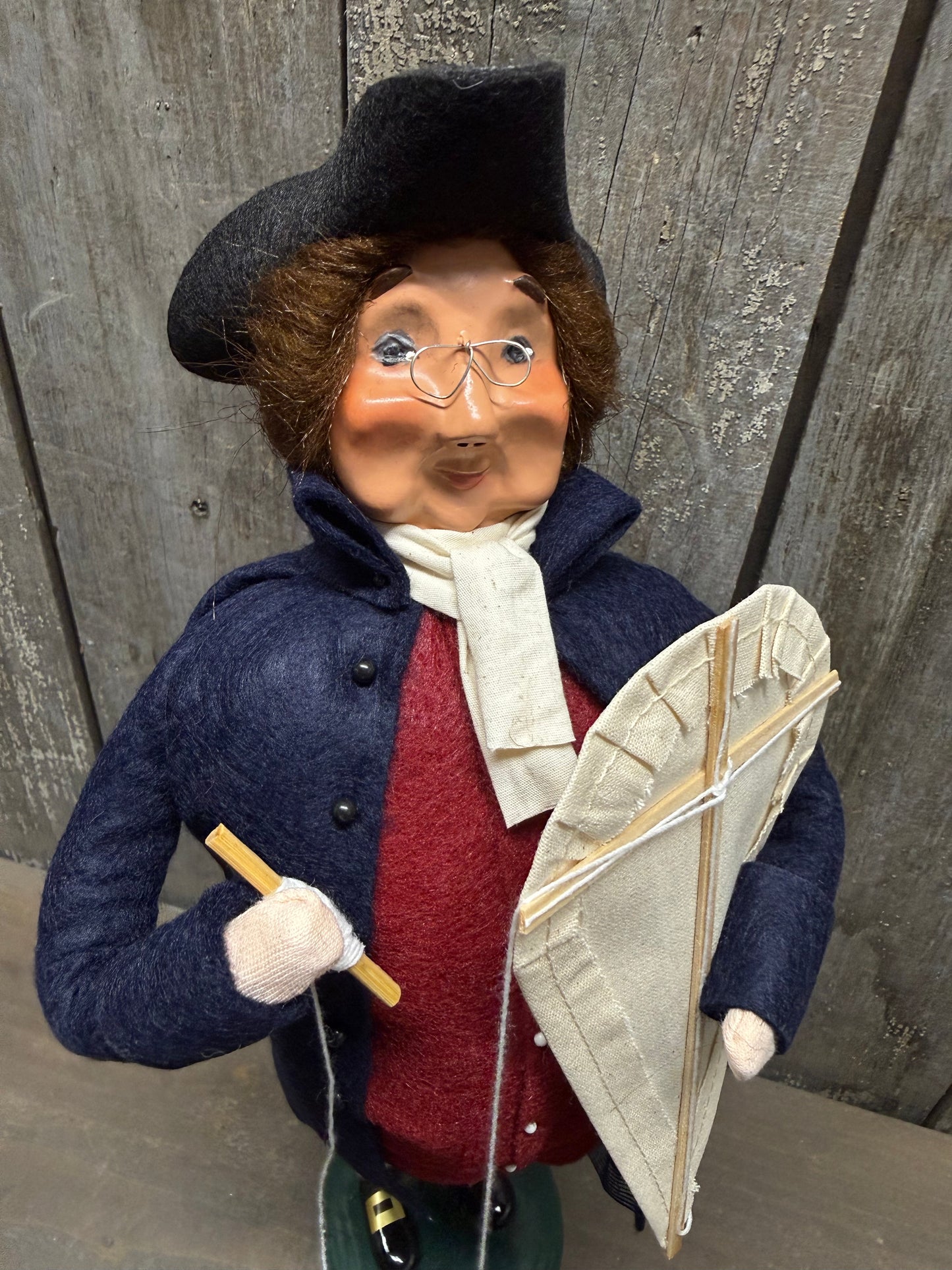 BENJAMIN FRANKLIN W/ KITE