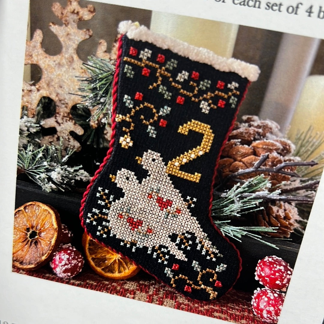 Pattern, CS, 12 DAYS OF CHRISTMAS STOCKINGS