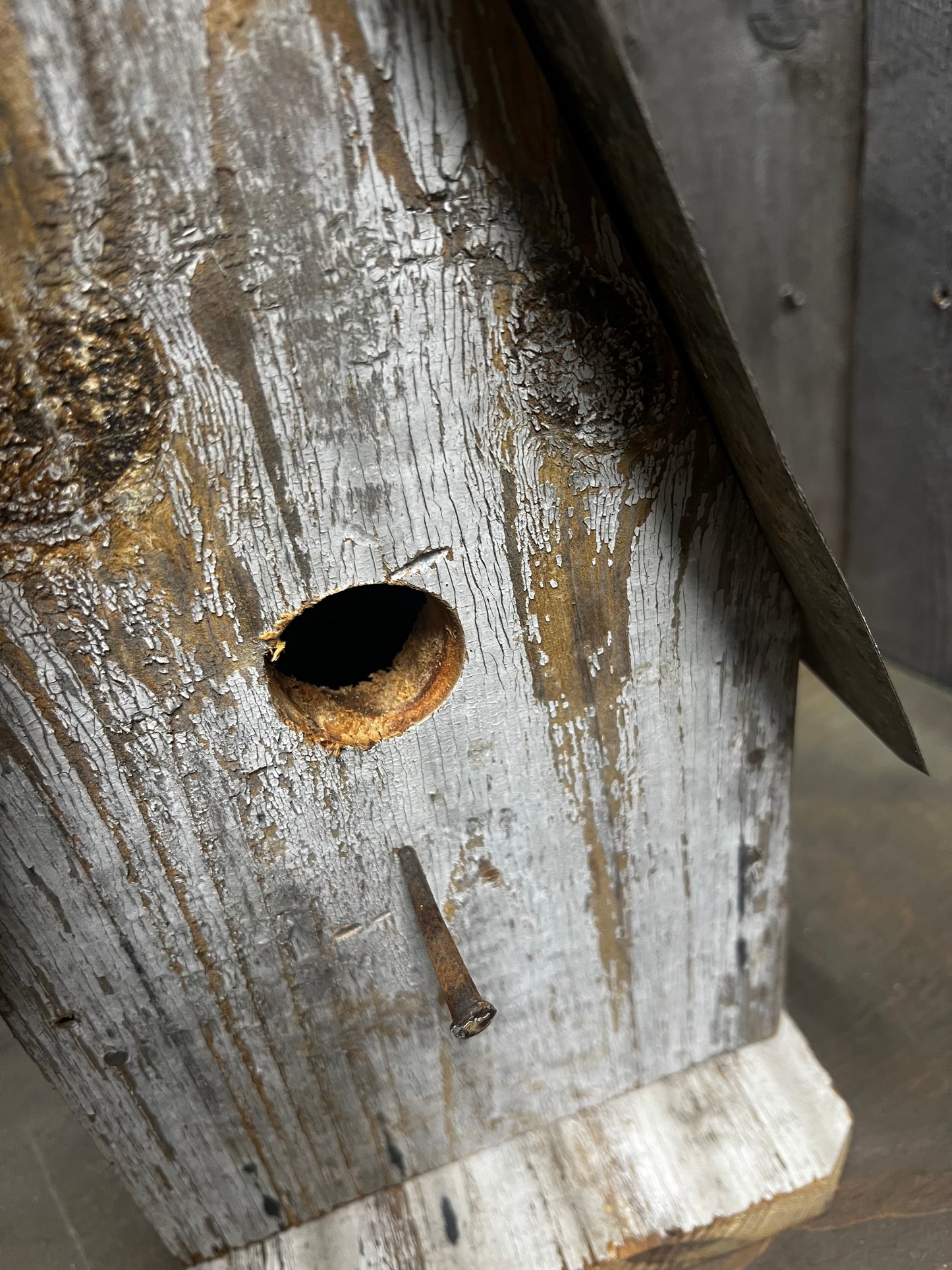 Birdhouse, Reclaimed, 19.5", CHURCH
