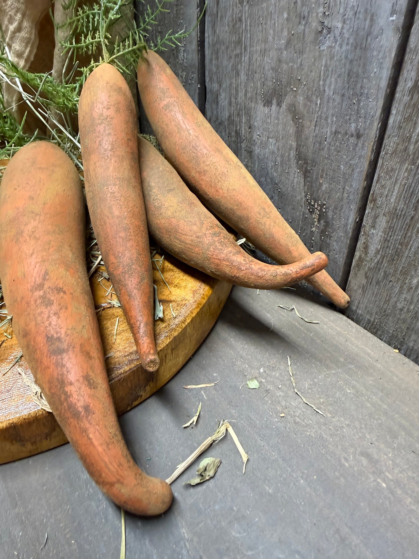 Carrot, Painted Gourd, FRESH DUG & DIRTY