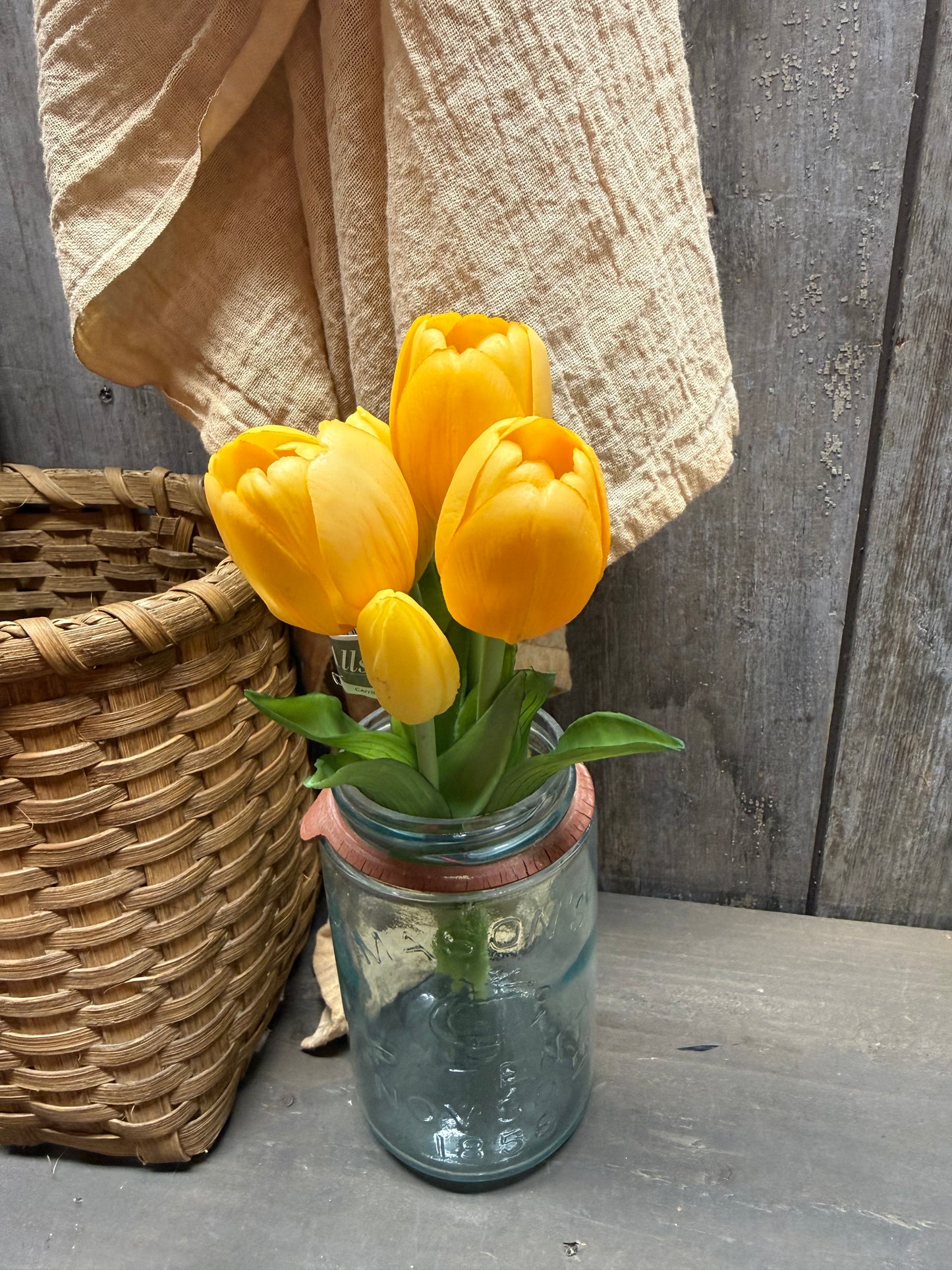 Bunch/5, Real Feel Tulips, 10", Assorted