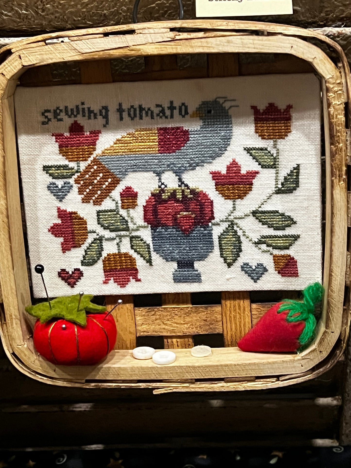 Pattern, CS, Stitchy Bird #2, SEWING TOMATO