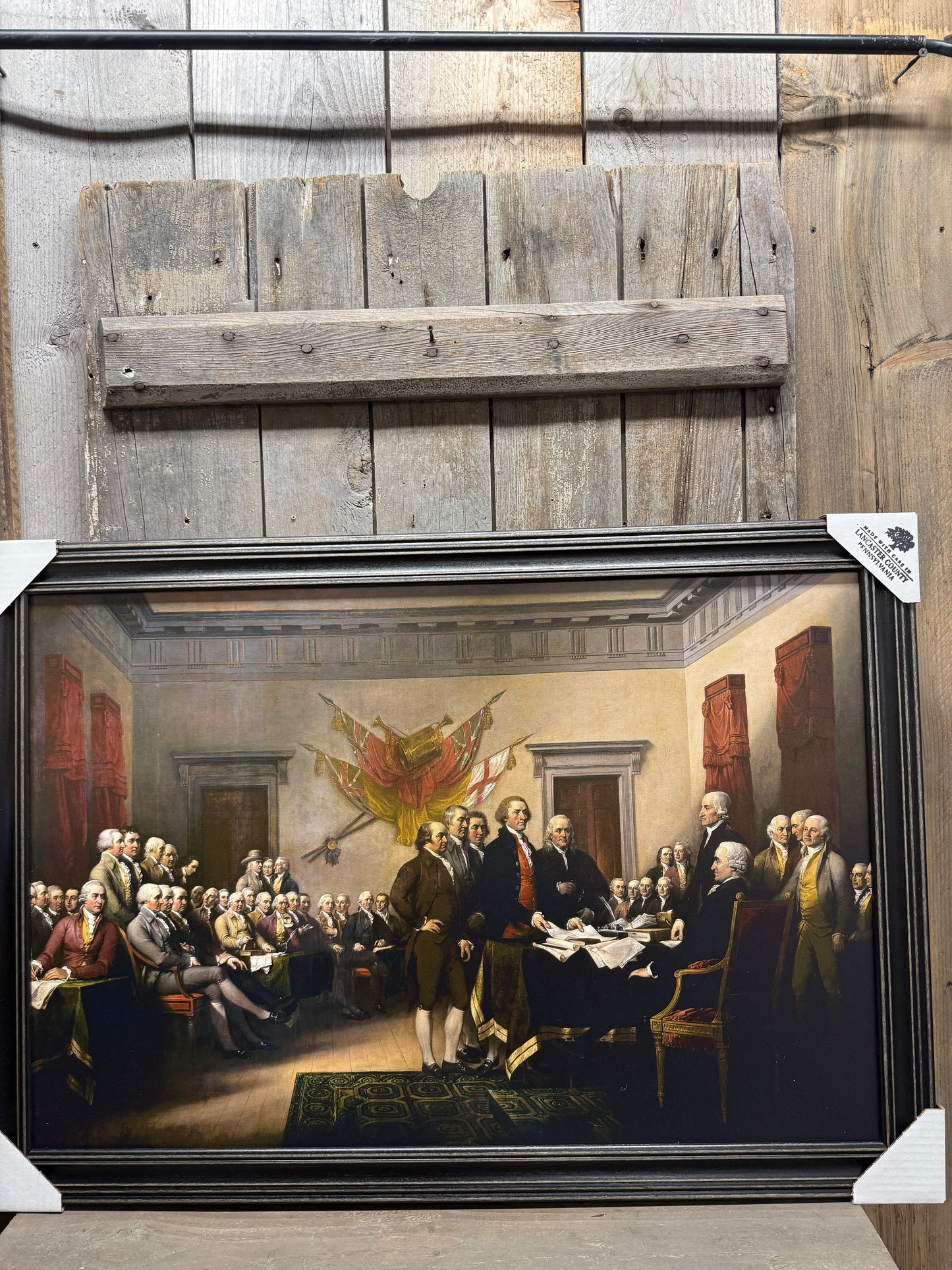 Framed Art, 20X30, DECLARATION OF INDEPENDENCE