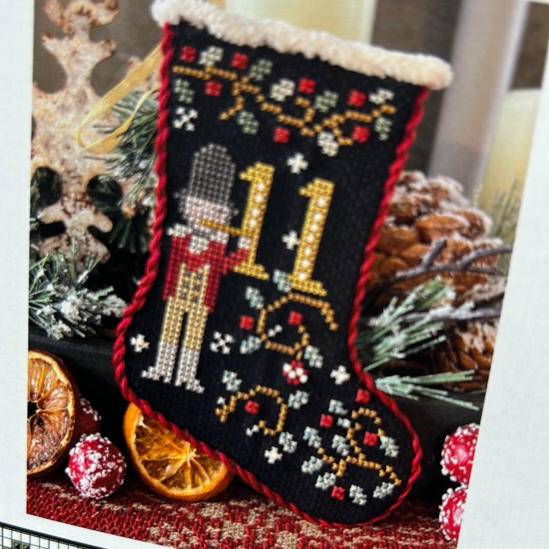 Pattern, CS, 12 DAYS OF CHRISTMAS STOCKINGS