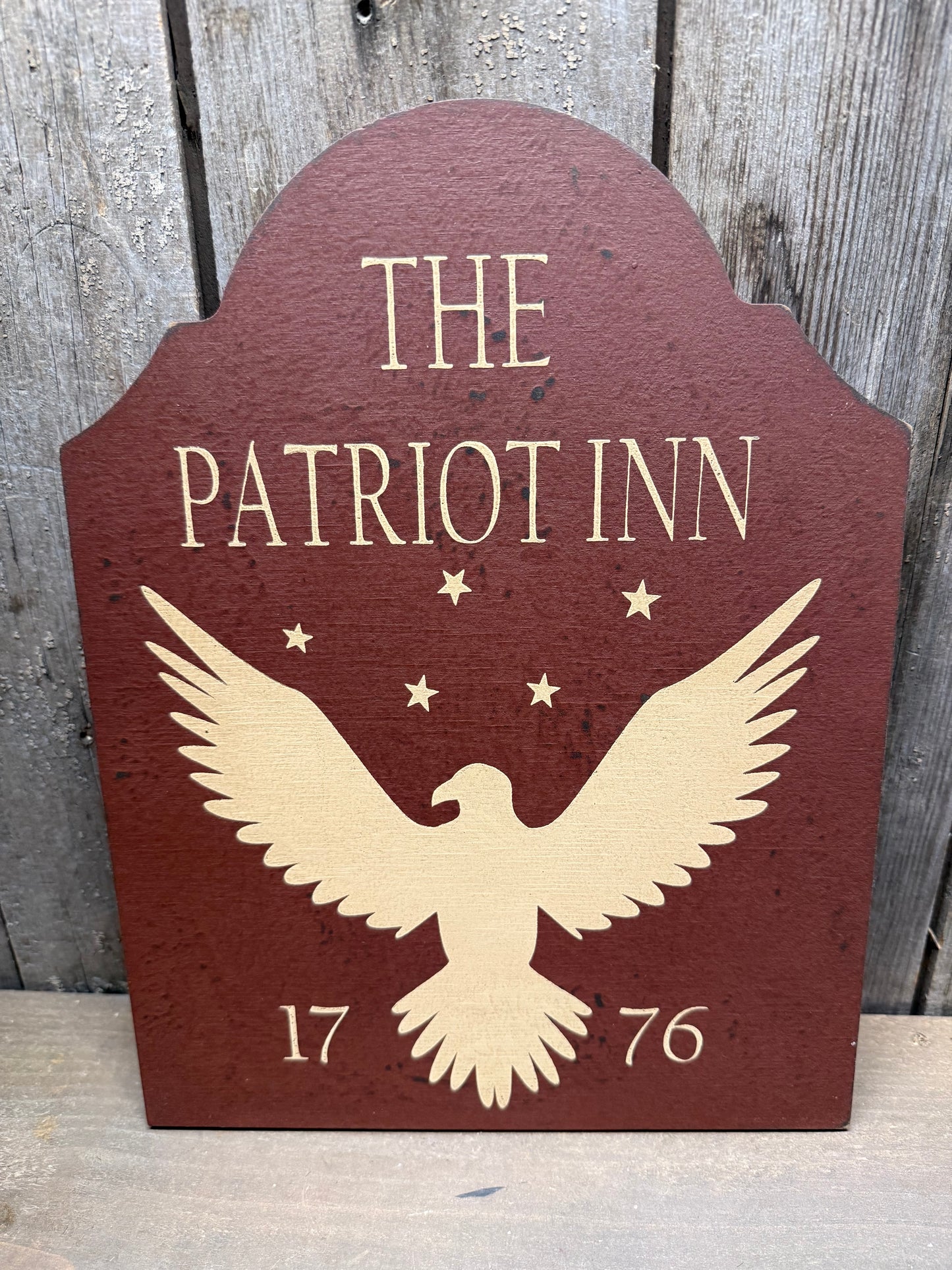 Shelf Sitter, 12"x 9", THE PATRIOT INN
