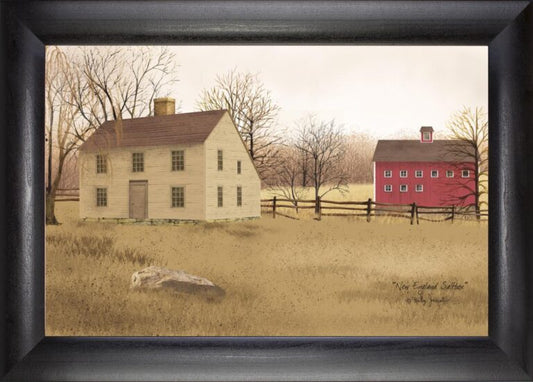 Framed Art, NEW ENGLAND SALTBOX