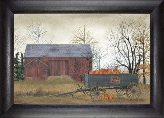 Framed Art, PUMPKIN WAGON