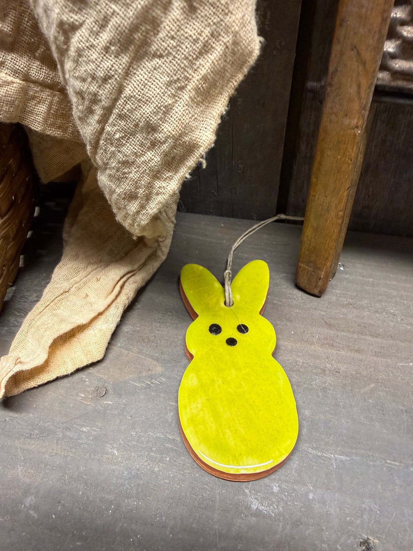 Ornament, Redware, BUNNY, Assorted