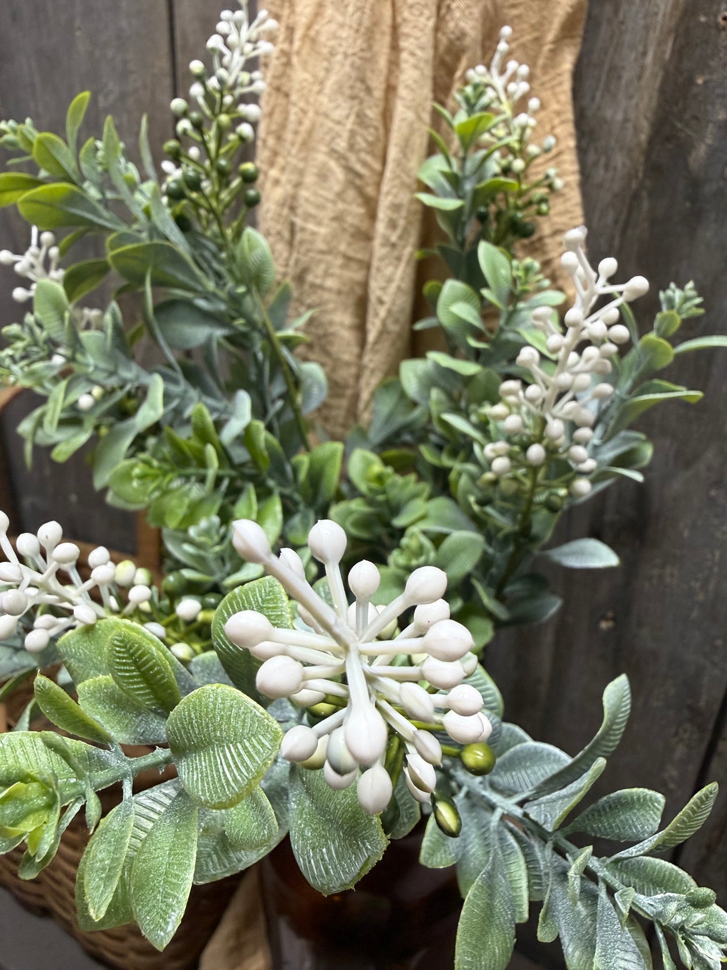 Bush, 21", FLORAL, Assorted