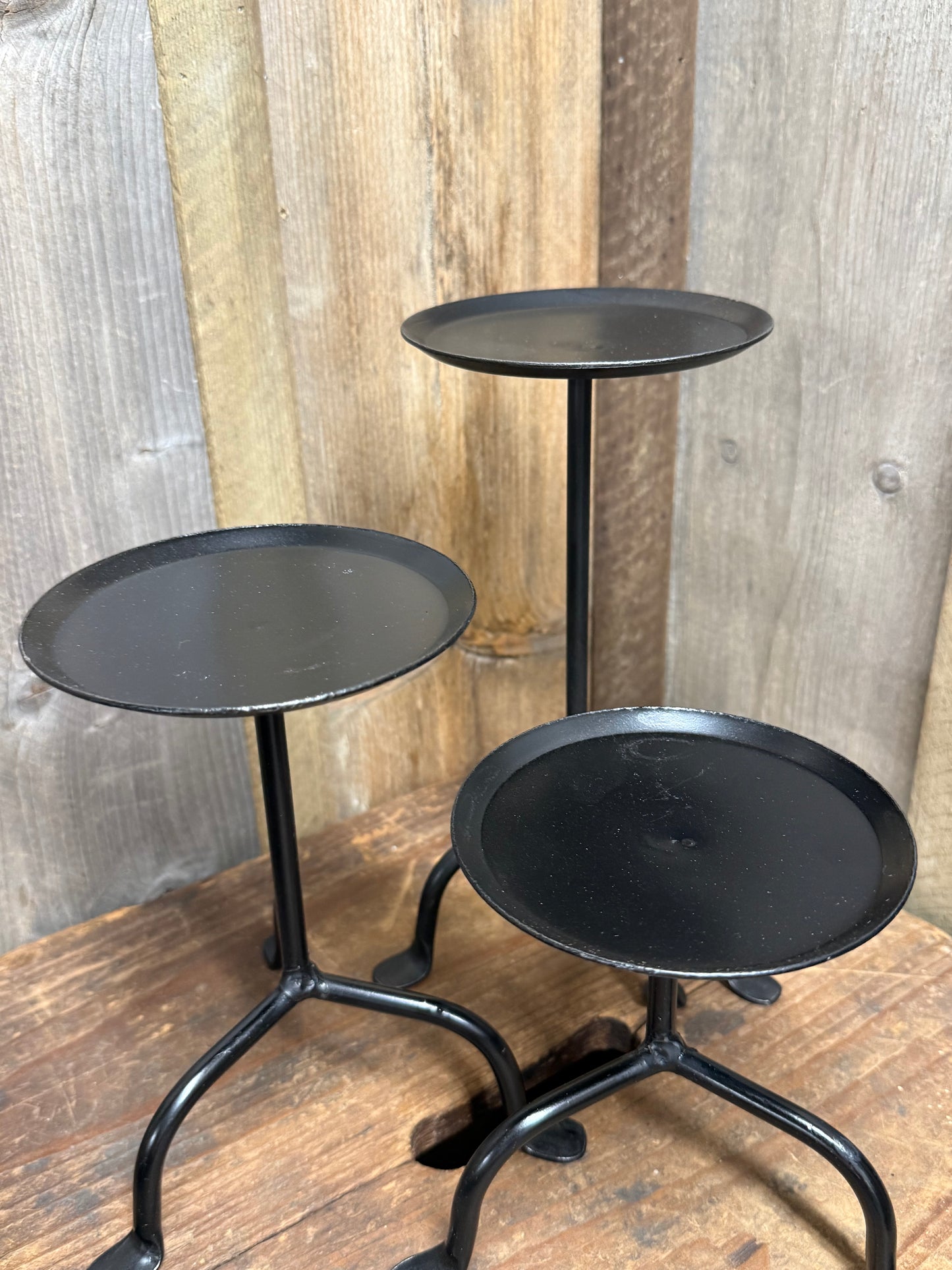 Pillar Stand, Set/3, AMISH MADE