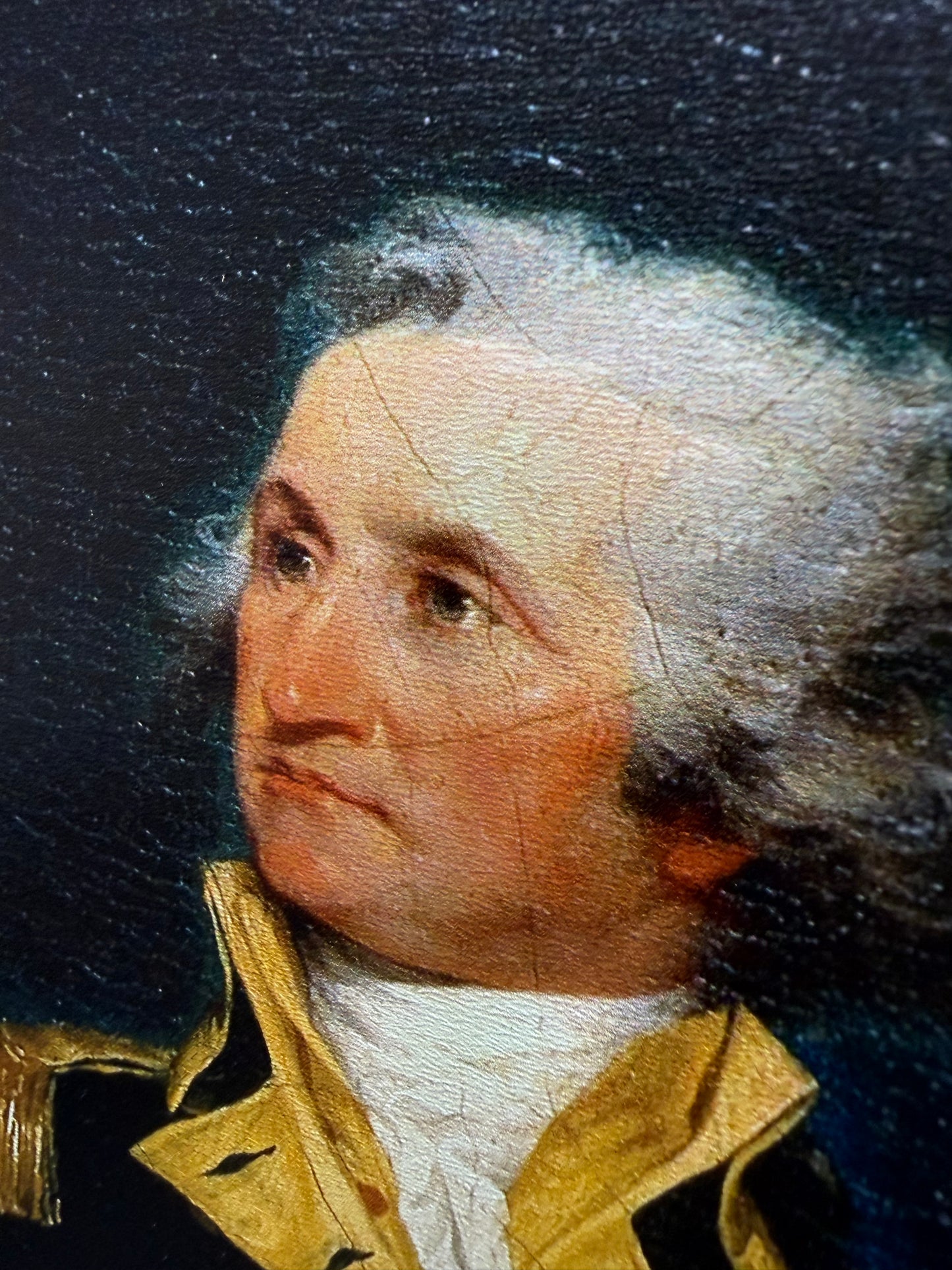 Framed Art, GEORGE WASHINGTON BEFORE THE BATTLE OF TRENTON
