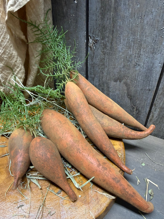 Carrot, Painted Gourd, FRESH DUG & DIRTY