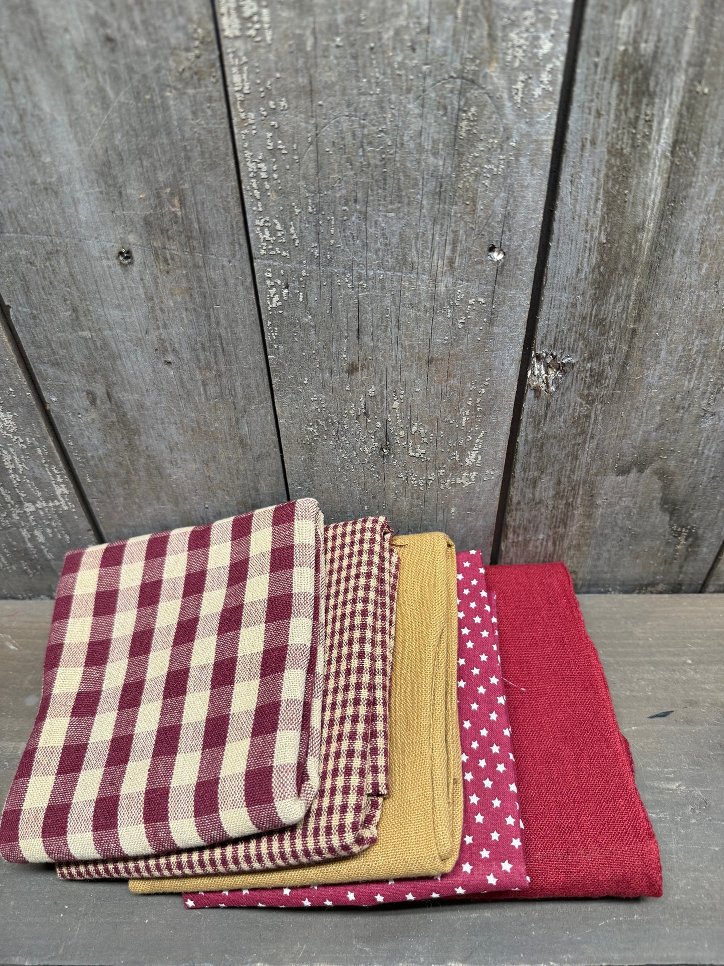 BUNDLE, Homespun Fabric, Assorted