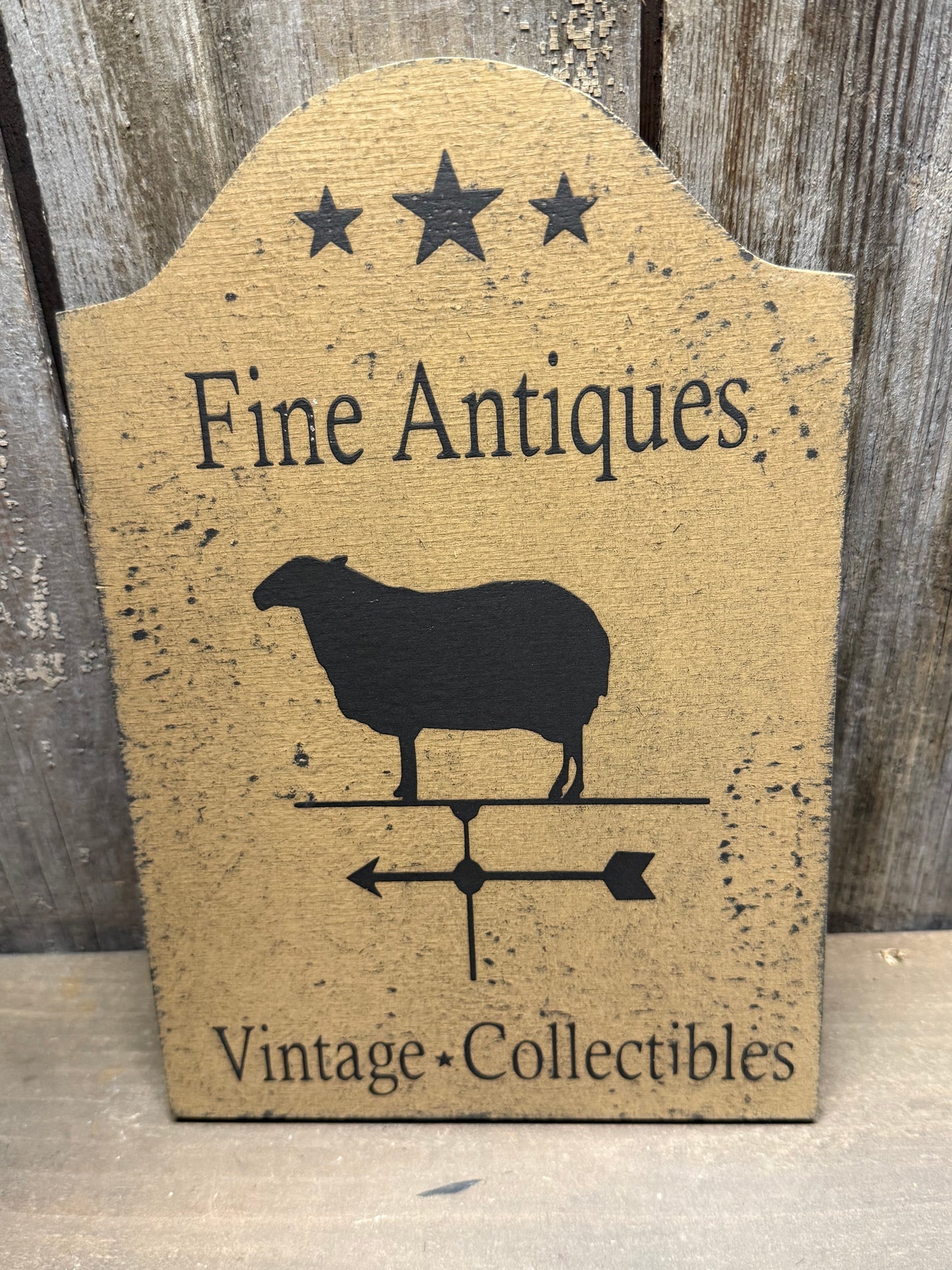 Shelf Sitter, 9"x 6", FINE ANTIQUES