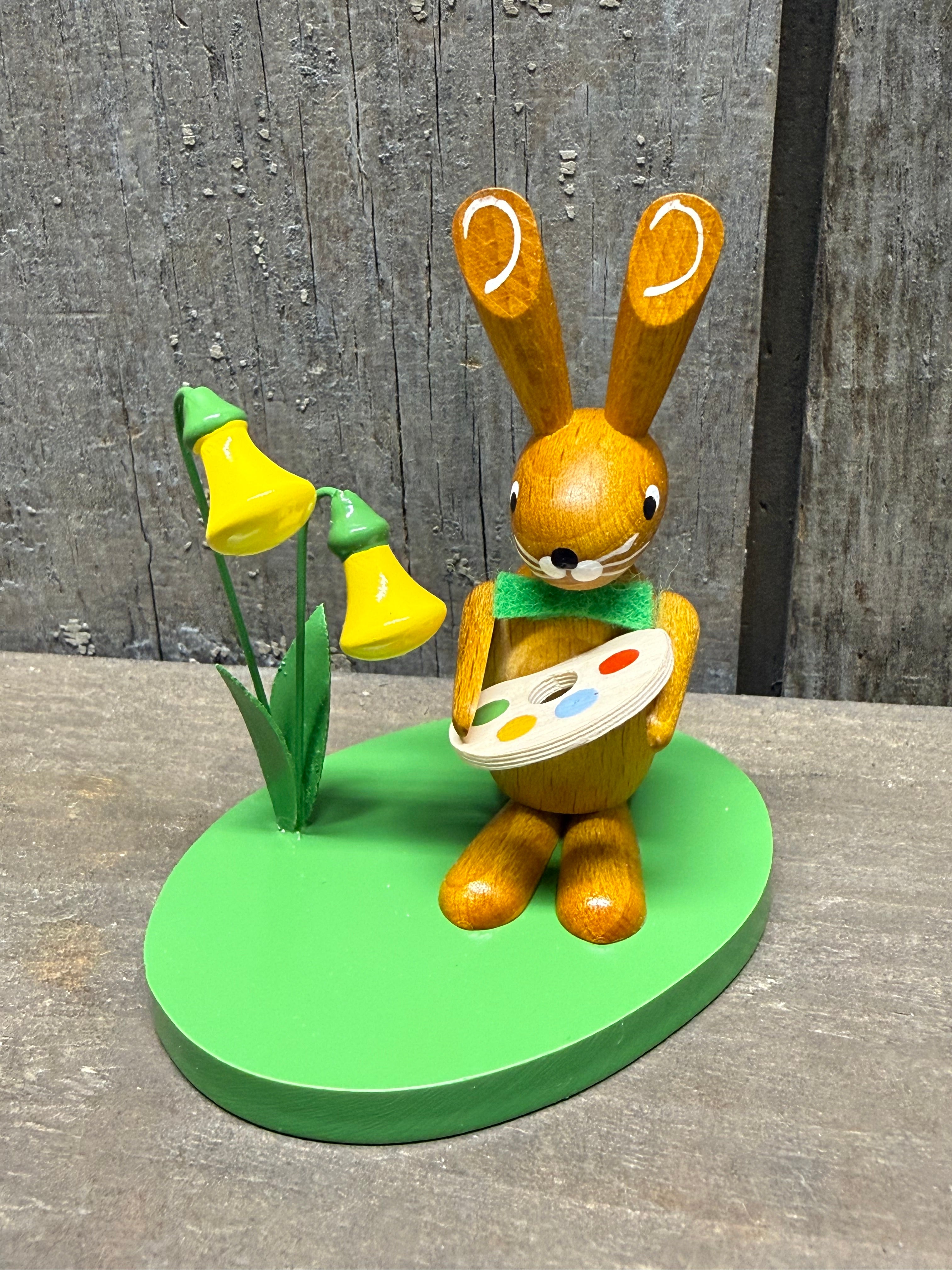 RABBIT PAINTER W/PALLET – Little Village Primitives