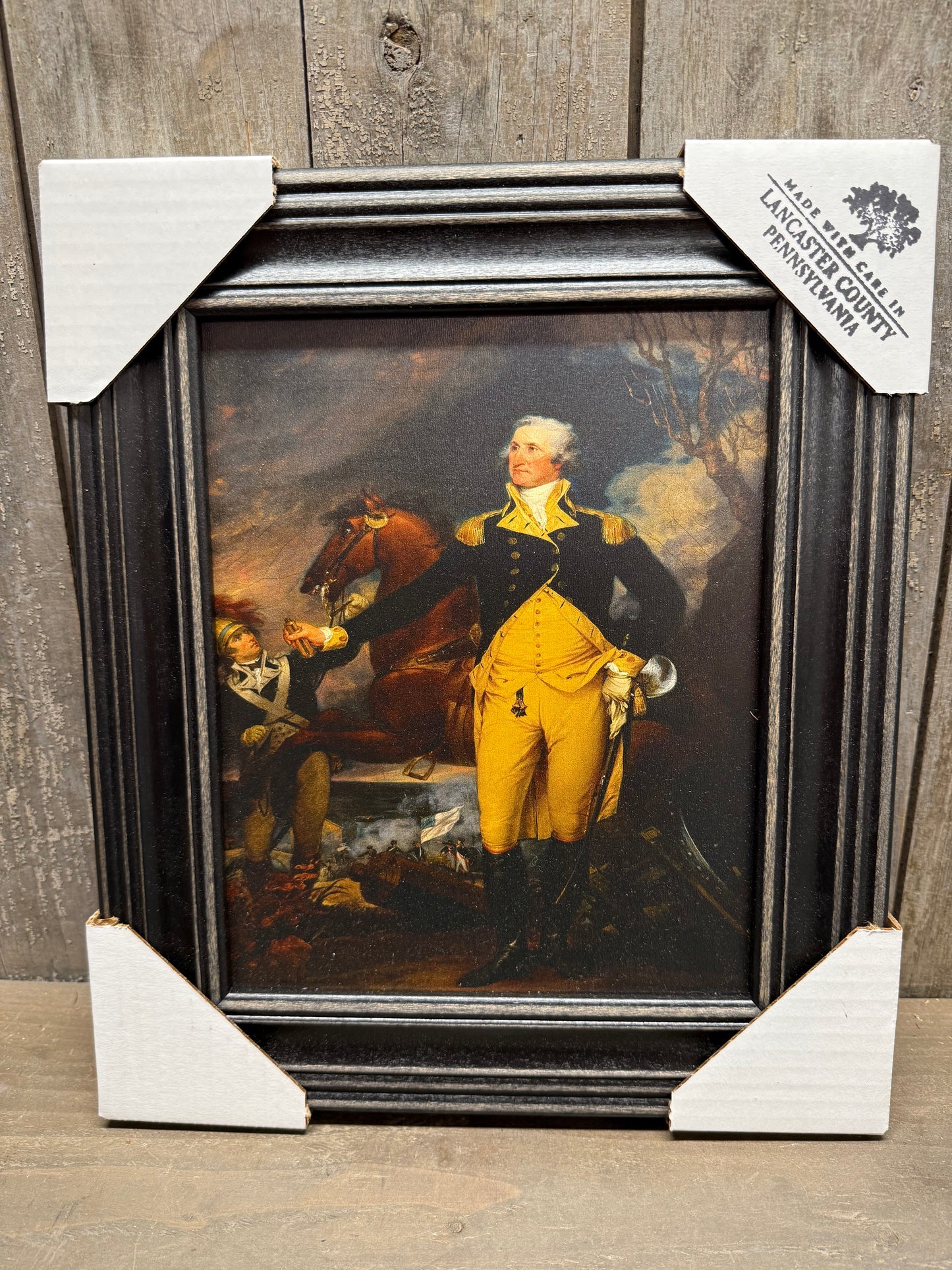 Framed Art, GEORGE WASHINGTON BEFORE THE BATTLE OF TRENTON