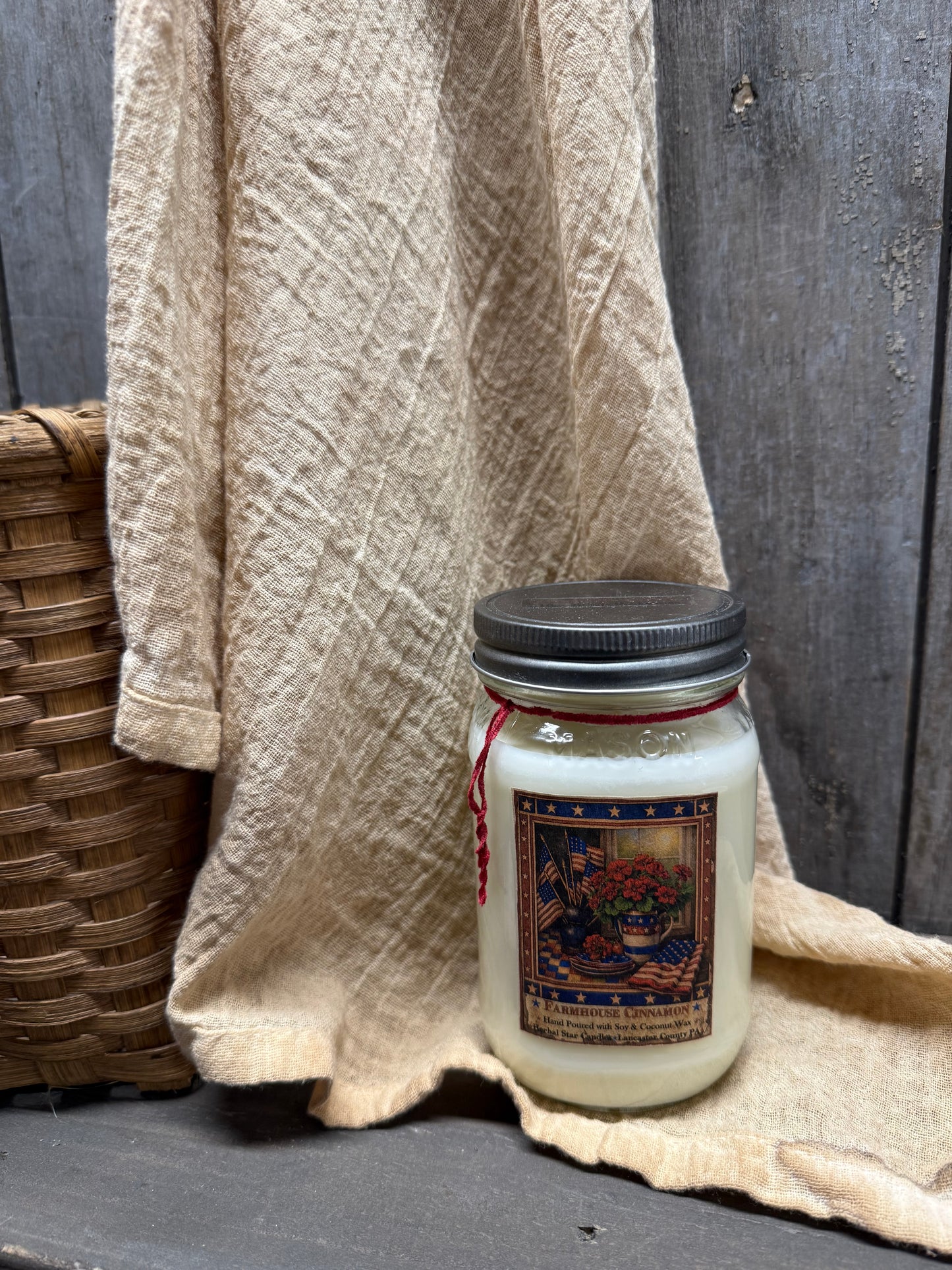 Soy/Coconut Wax Candle, AMERICA