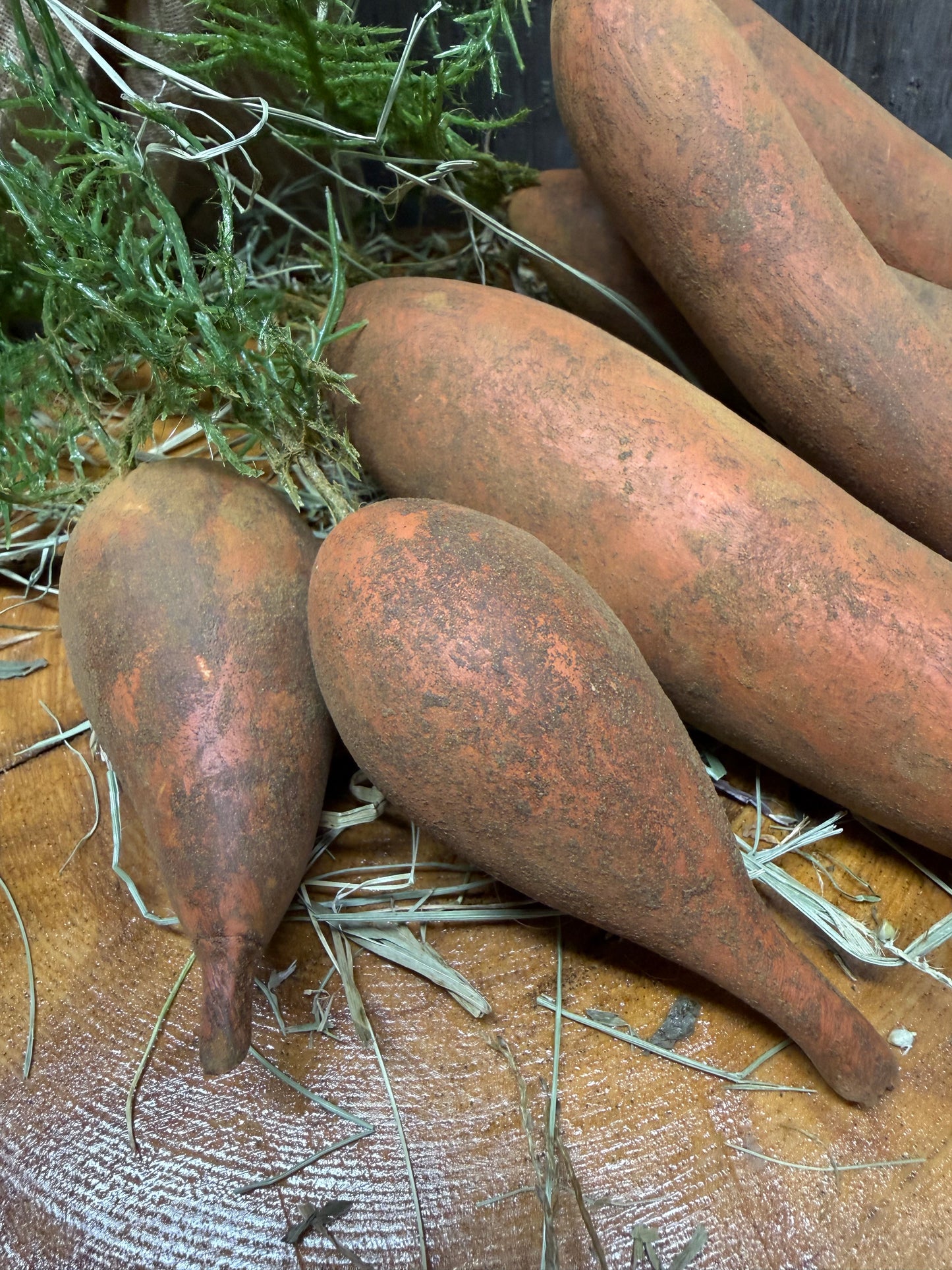 Carrot, Painted Gourd, FRESH DUG & DIRTY