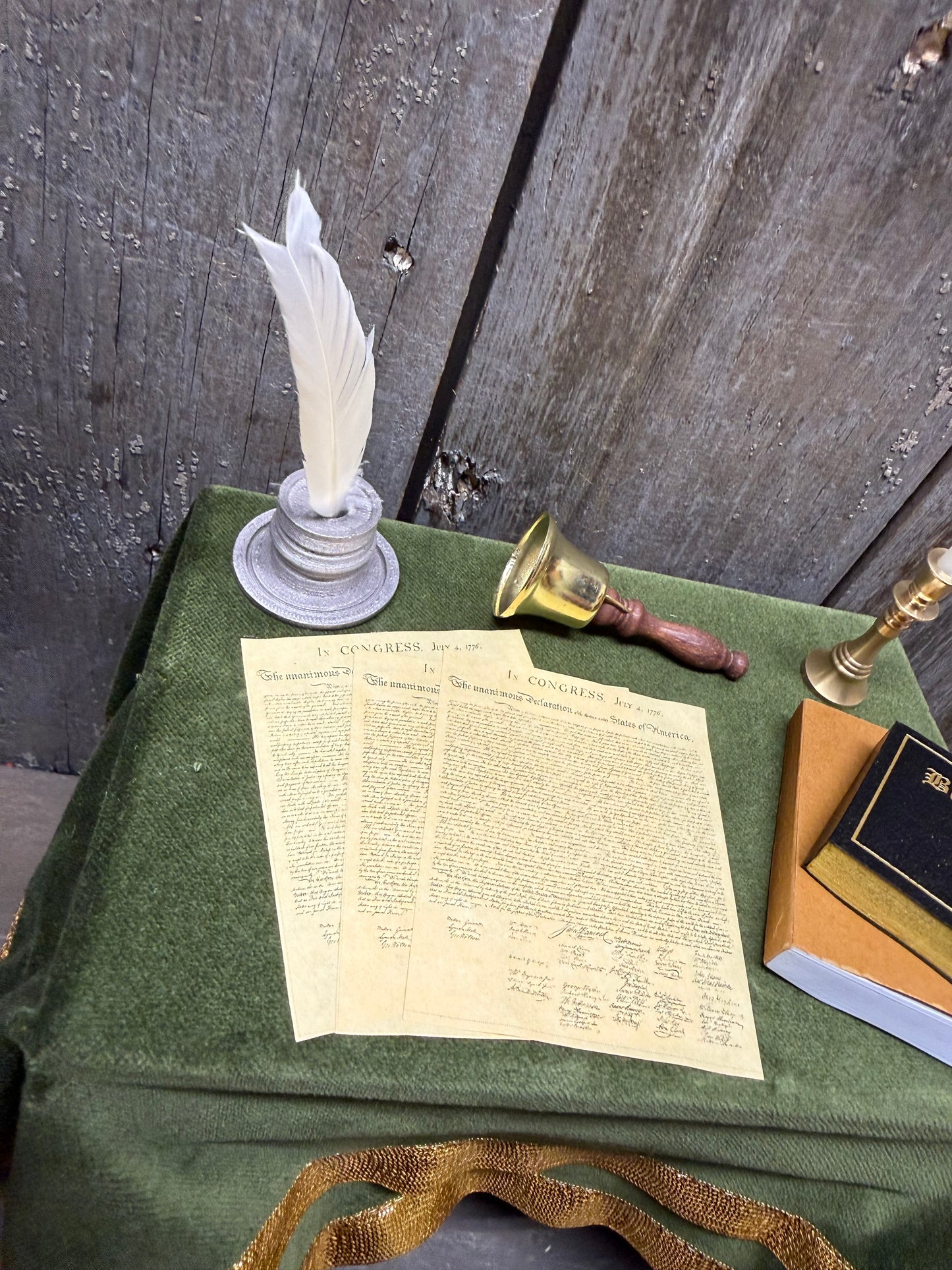 DECLARATION OF INDEPENDENCE TABLE