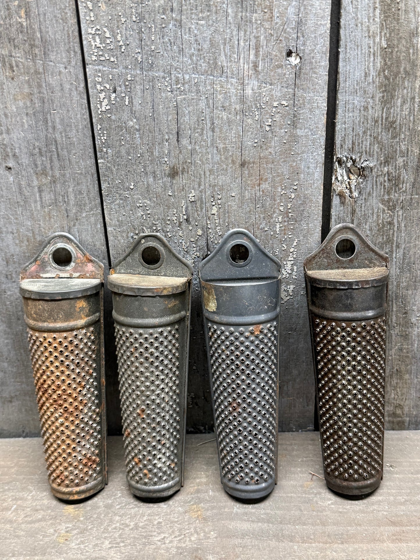 Nutmeg Graters, Set/4, W. GERMANY