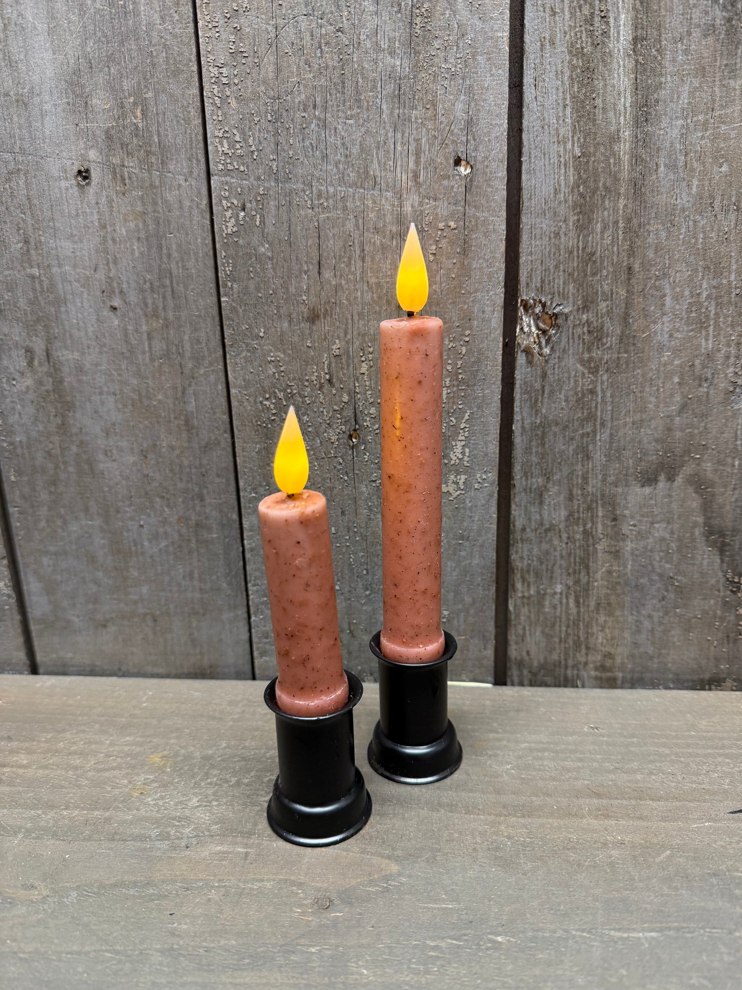 Taper Candle, LED, TIMER, Assorted