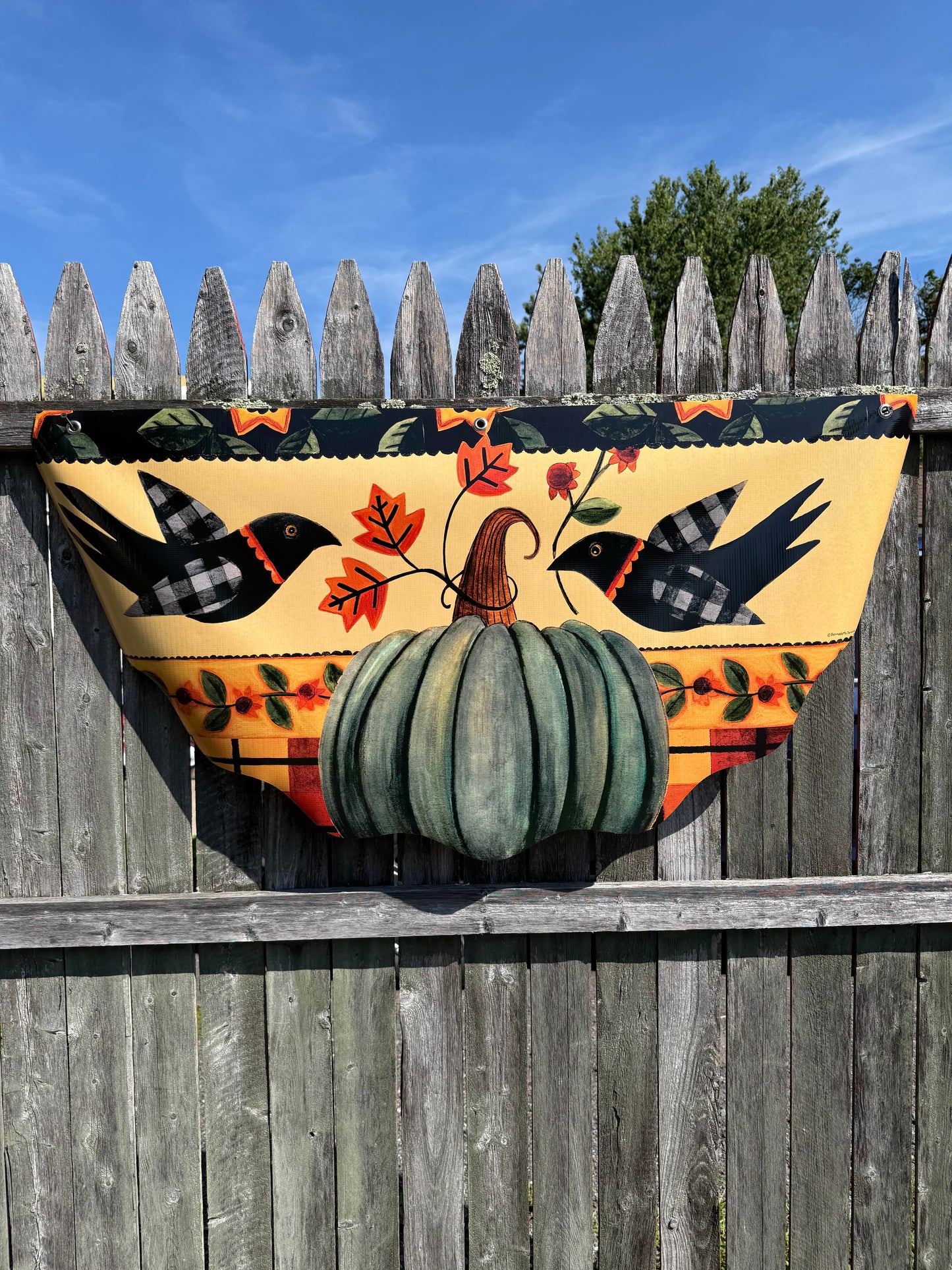 Vinyl Bunting, 24"X 48", AUTUMN