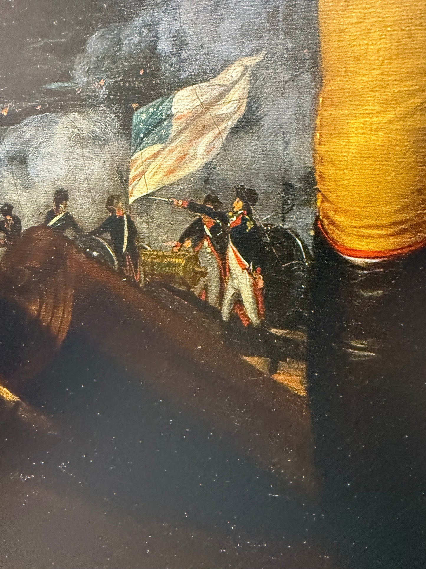 Framed Art, GEORGE WASHINGTON BEFORE THE BATTLE OF TRENTON