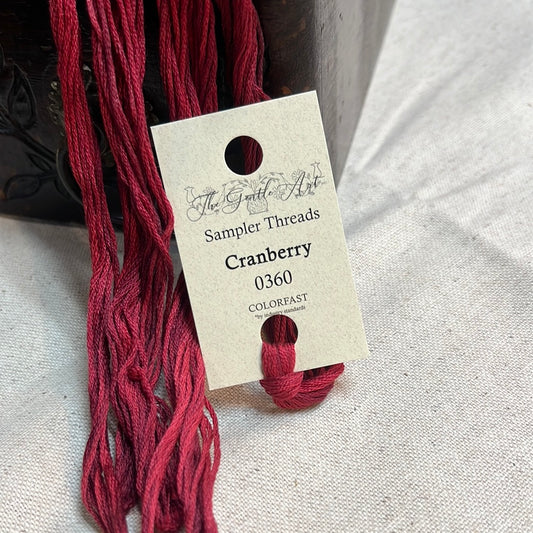 CRANBERRY, 0360, Sampler Threads