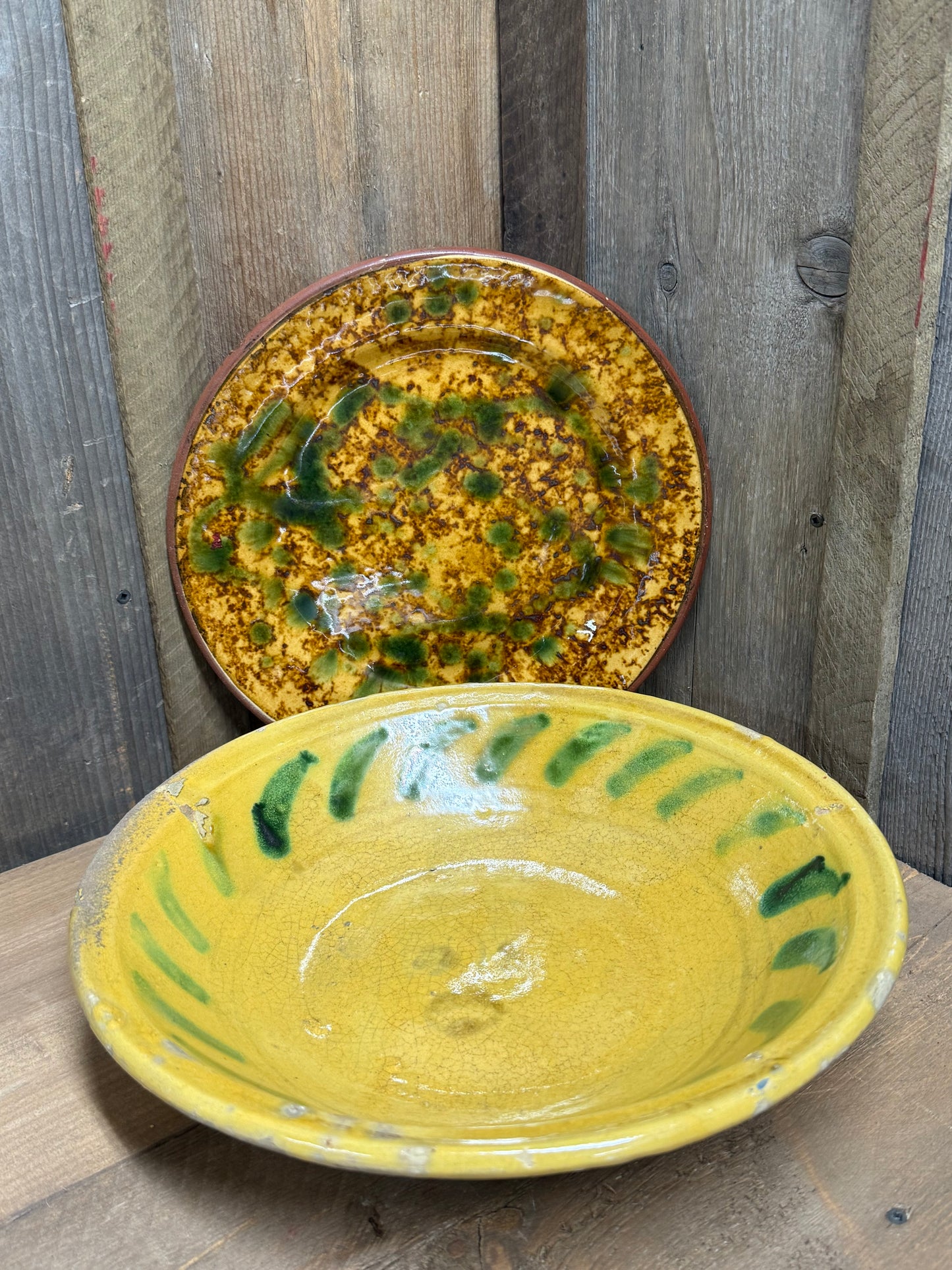 Plates, Set/2, WORN & WONDERFUL