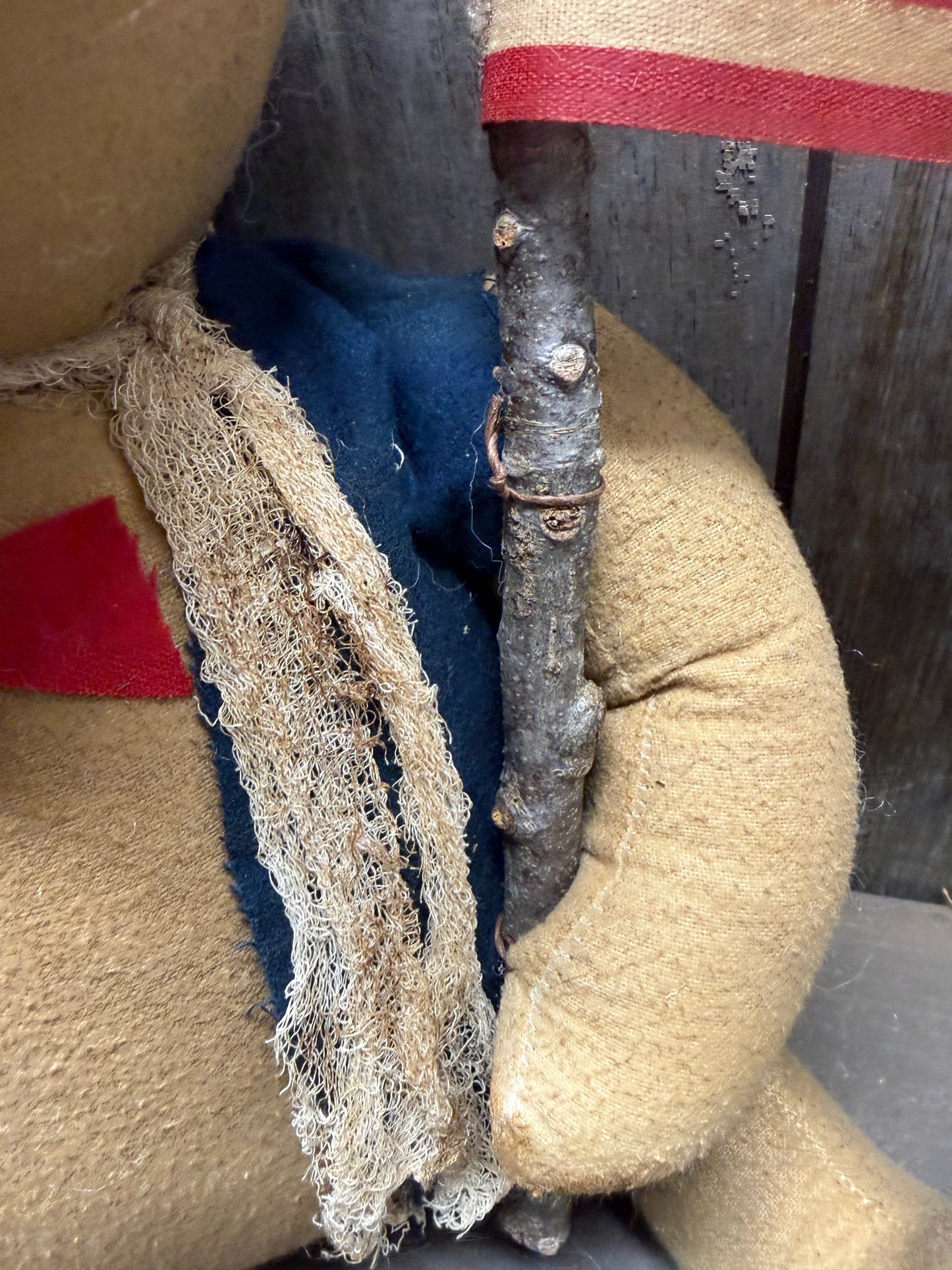 THEODORE, 15”, Bear w/ Flag