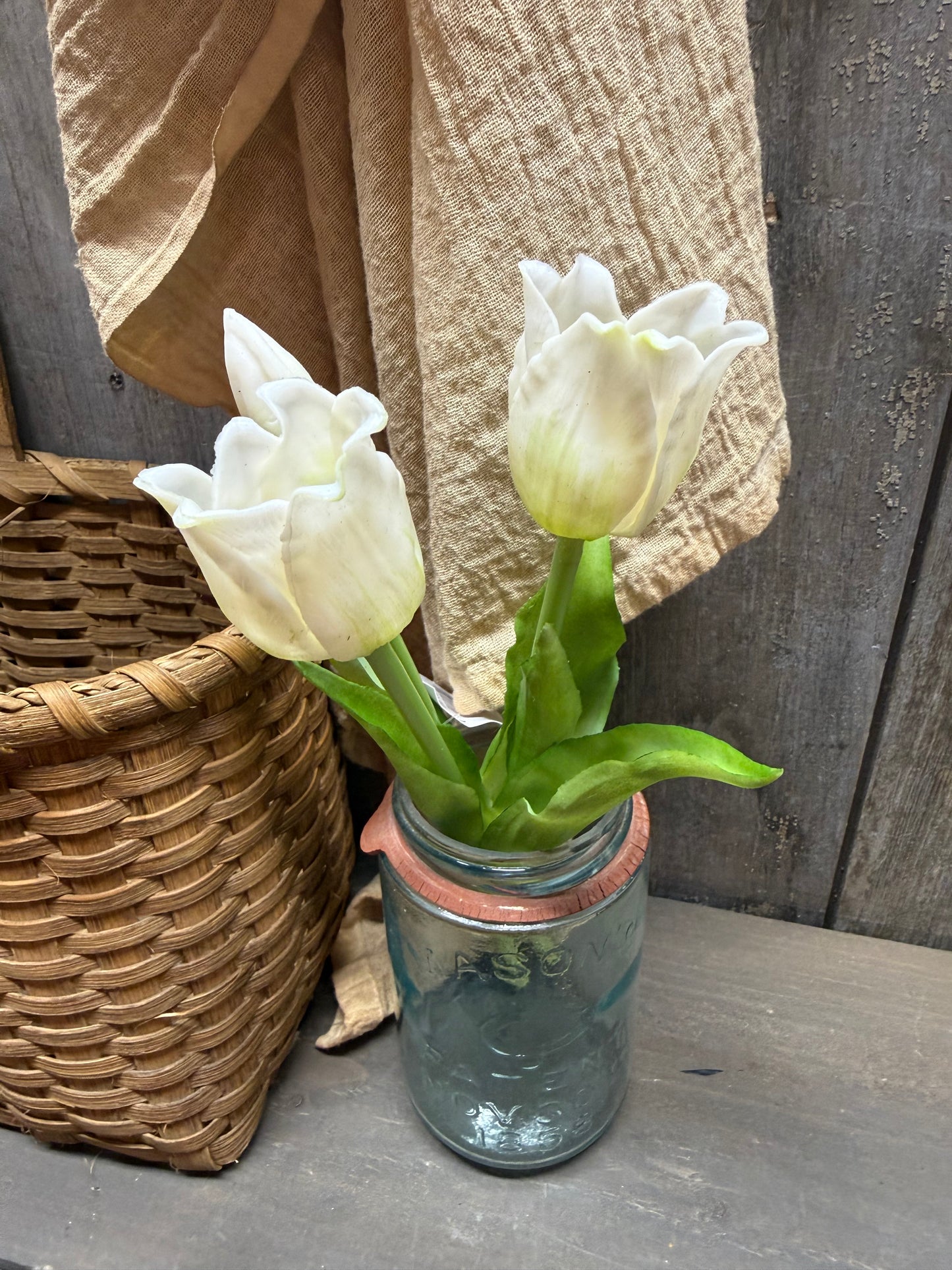 Bunch/3, Real Feel Tulips, 11.5", Assorted