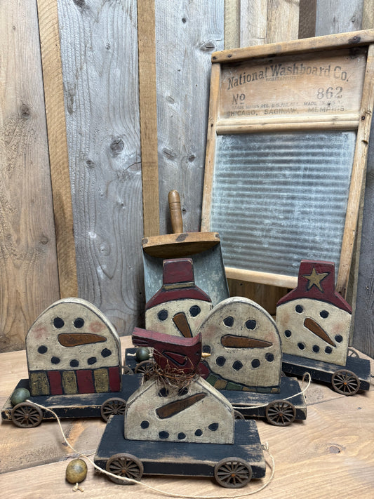 Pull Cart, SASSY SNOWMEN, Assorted Style
