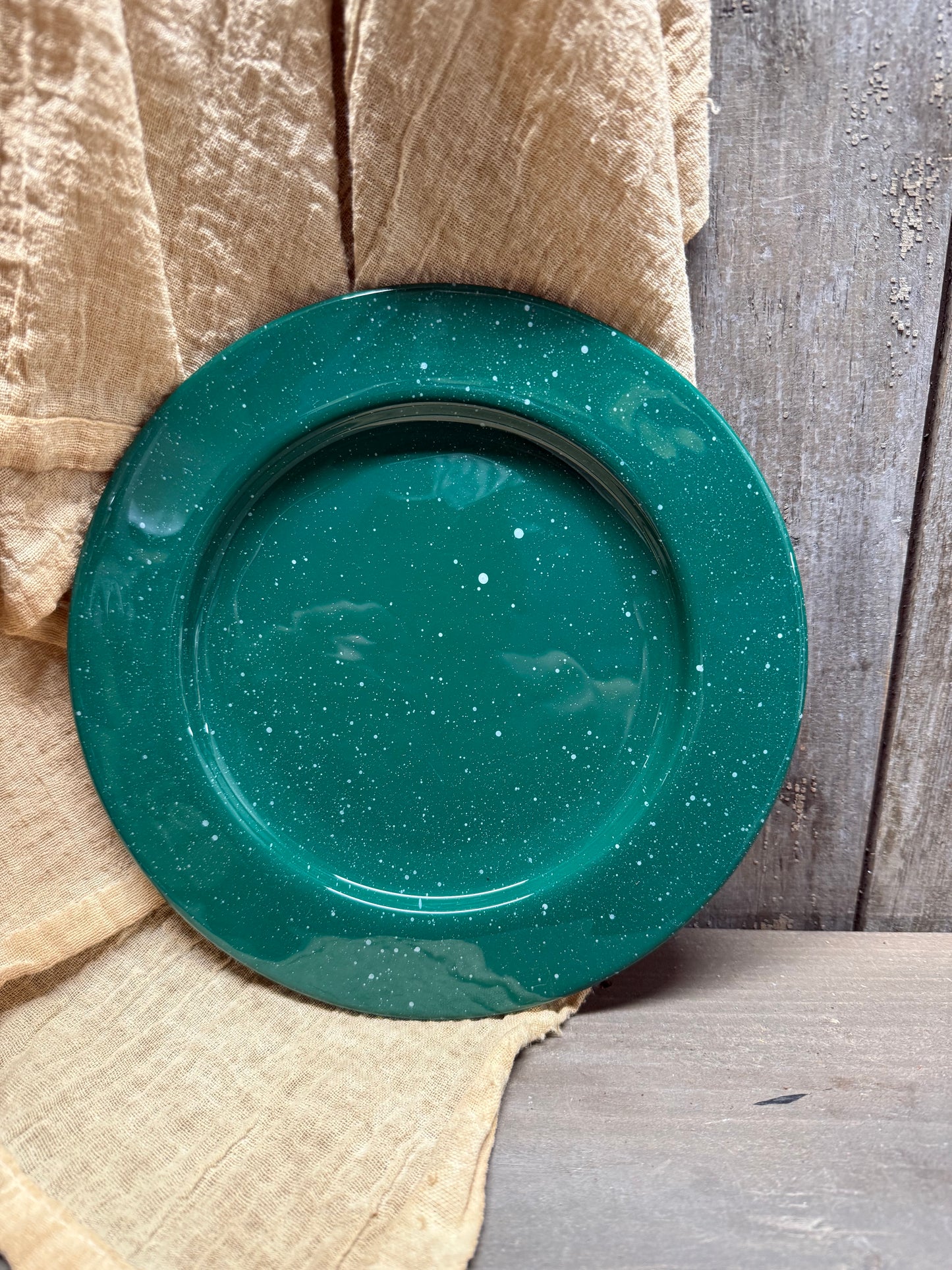 Dishes, Enamel, Set/4. CAMP SPLATTER WEAR