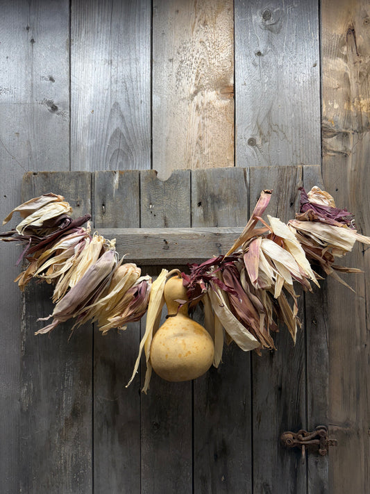 Garland, 30", HUSKS & GOURD