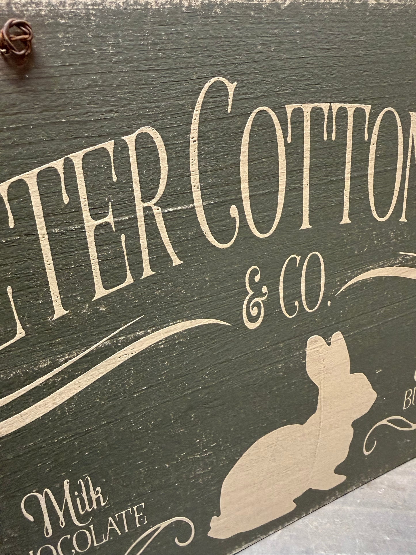 Hanging Sign, 9"X 12", PETER COTTONTAIL & COMPANY