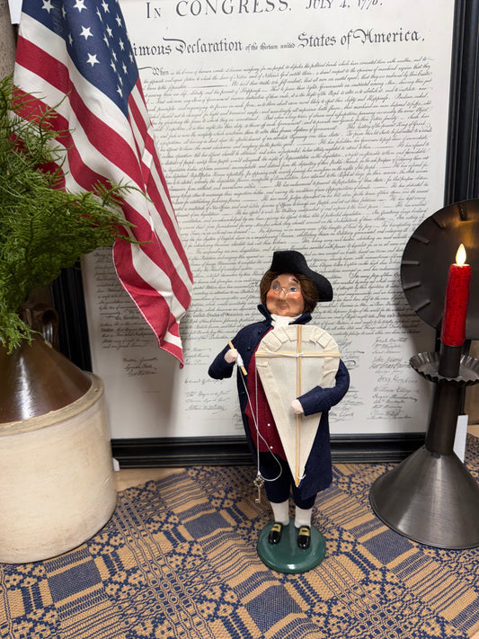 BENJAMIN FRANKLIN W/ KITE