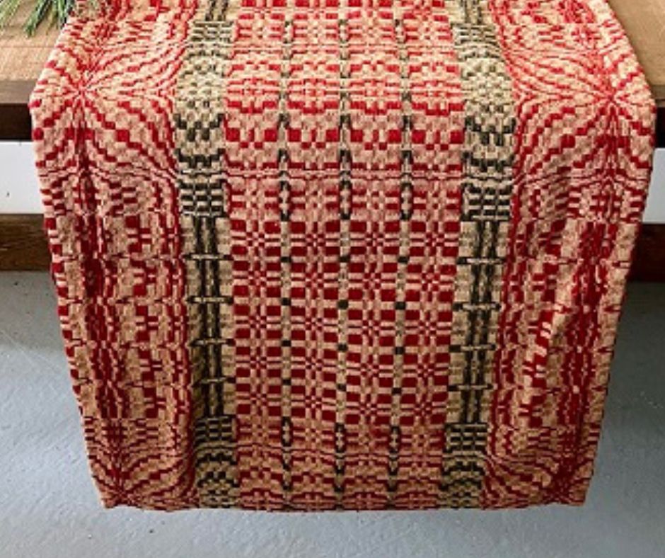 FREEPORT WEAVE, Red/Green/Tan