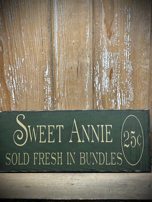 Sign, 8"x 18", SWEET ANNIE