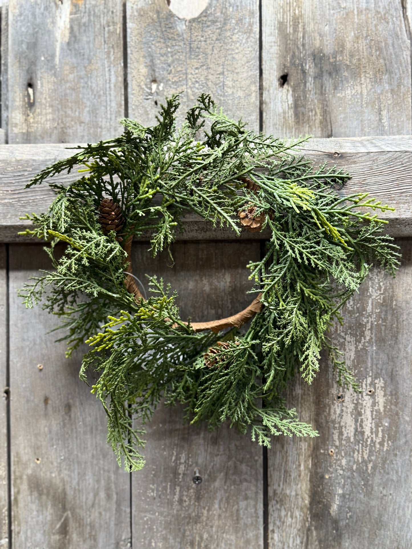 Candle Ring, 4.5 Inner Ring, CEDAR & PINECONE