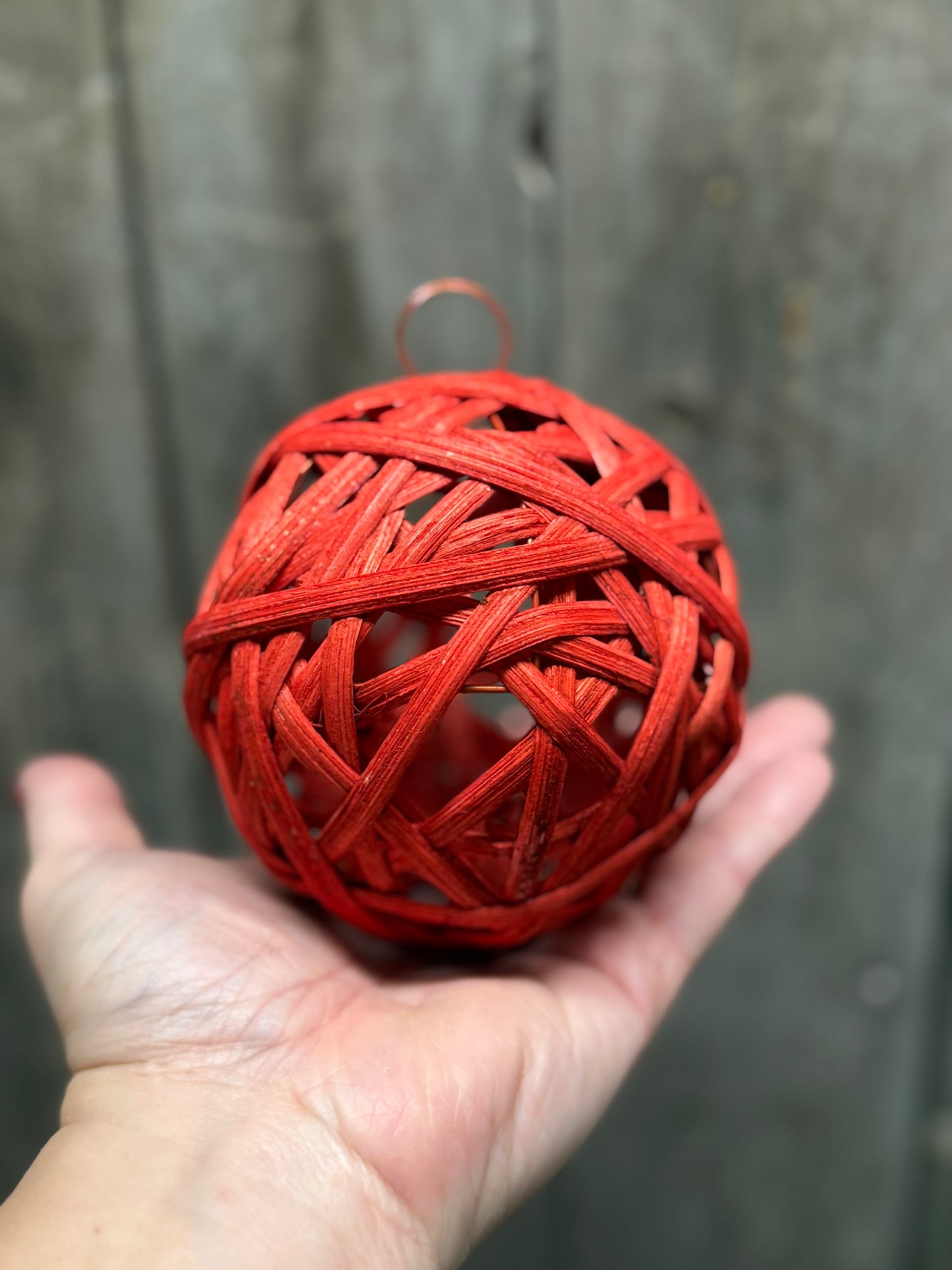 REED BALL, 3" or 4",  Red