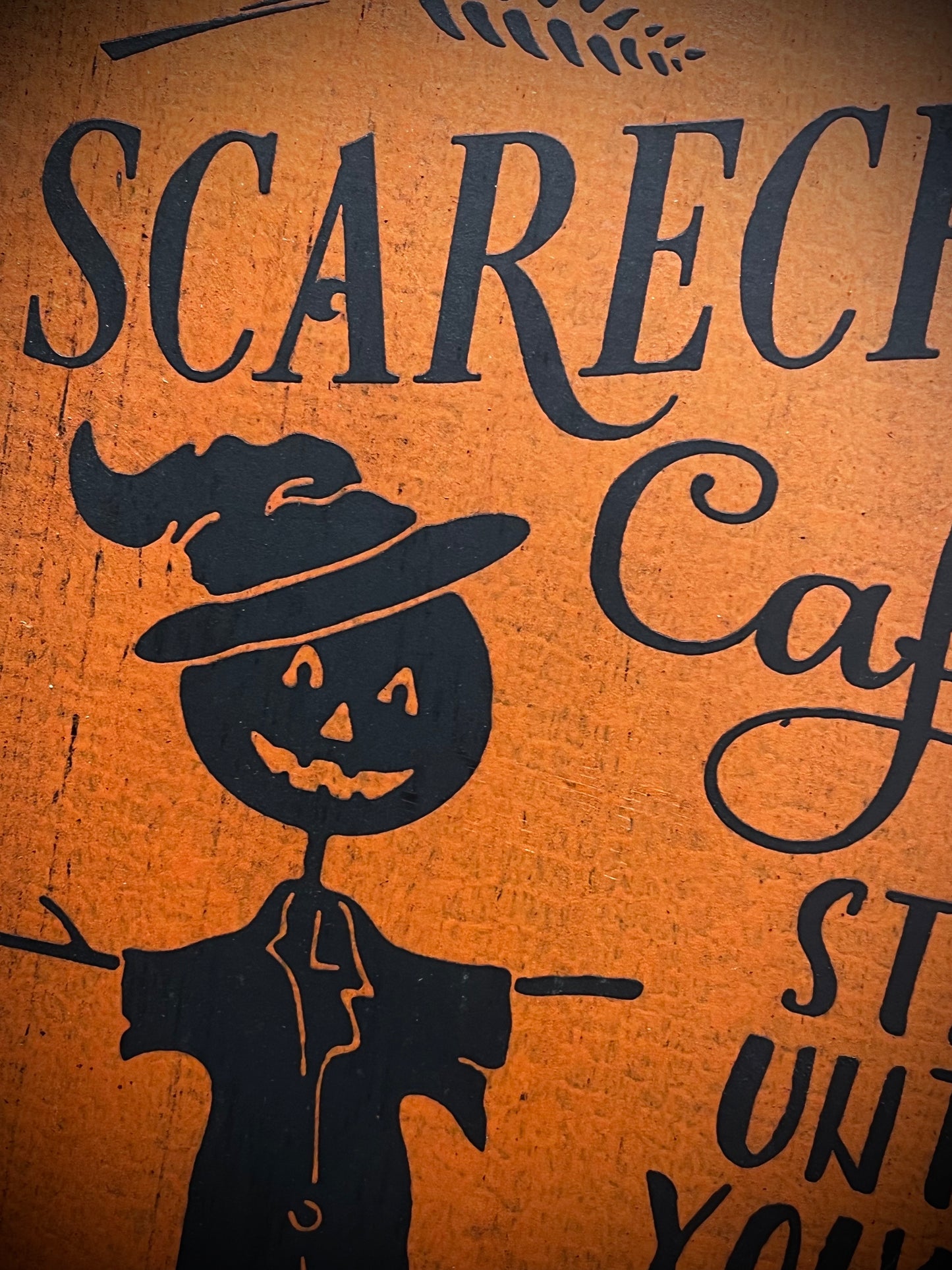 Sign, 8.5"x 11", SCARECROW CAFE