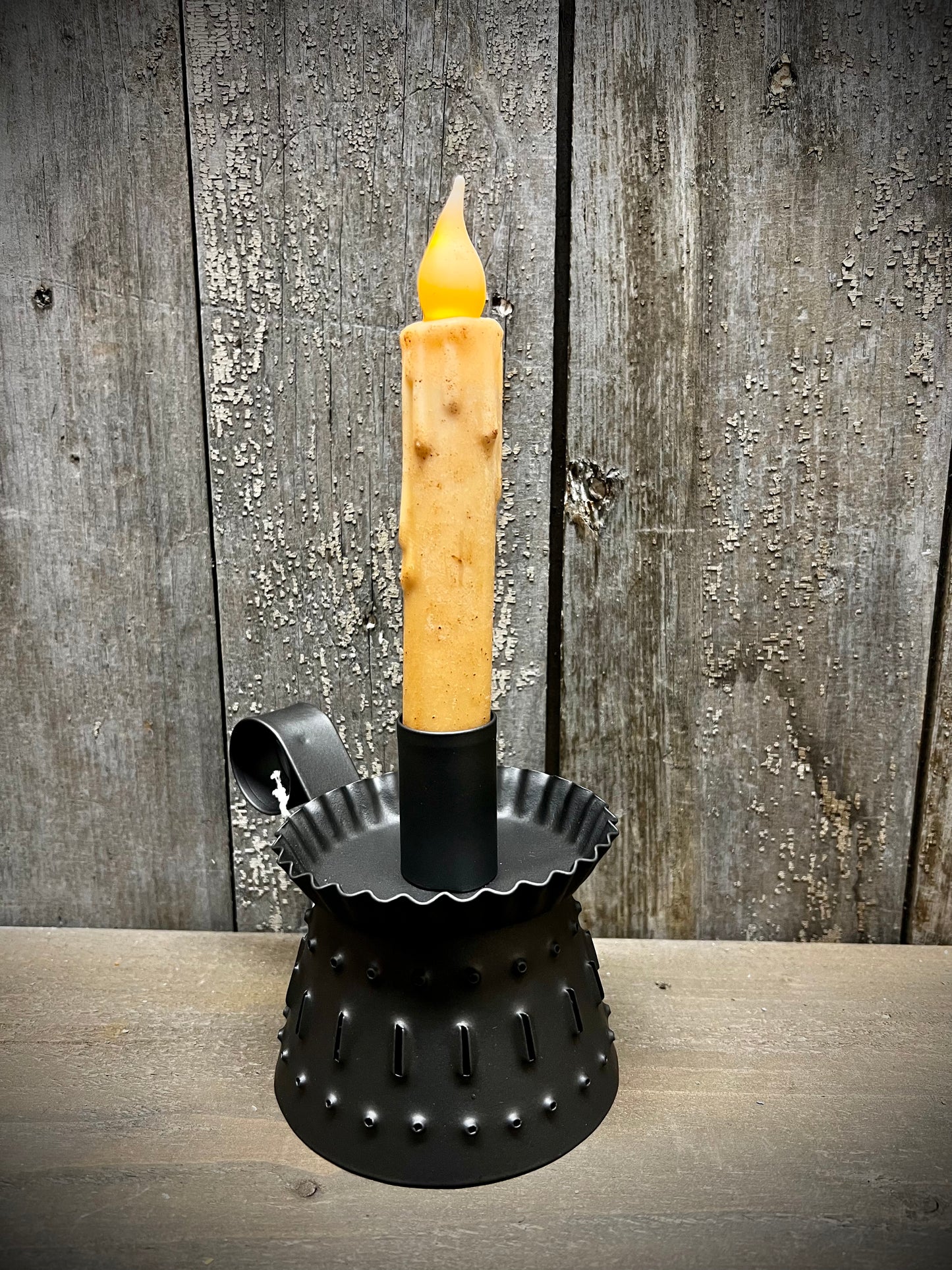 Candle Holder, JEFFERSON/SMOKEY BLACK