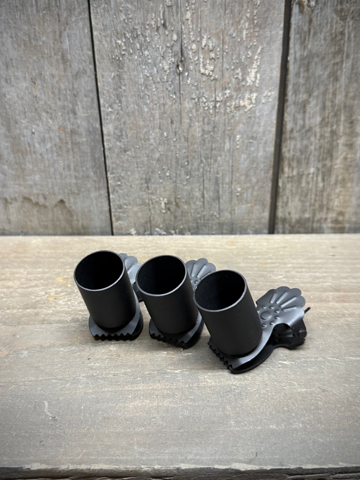Candle Holder, Taper, CLIP, set of 3