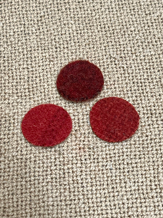 WOOL BERRY, 1" Circle