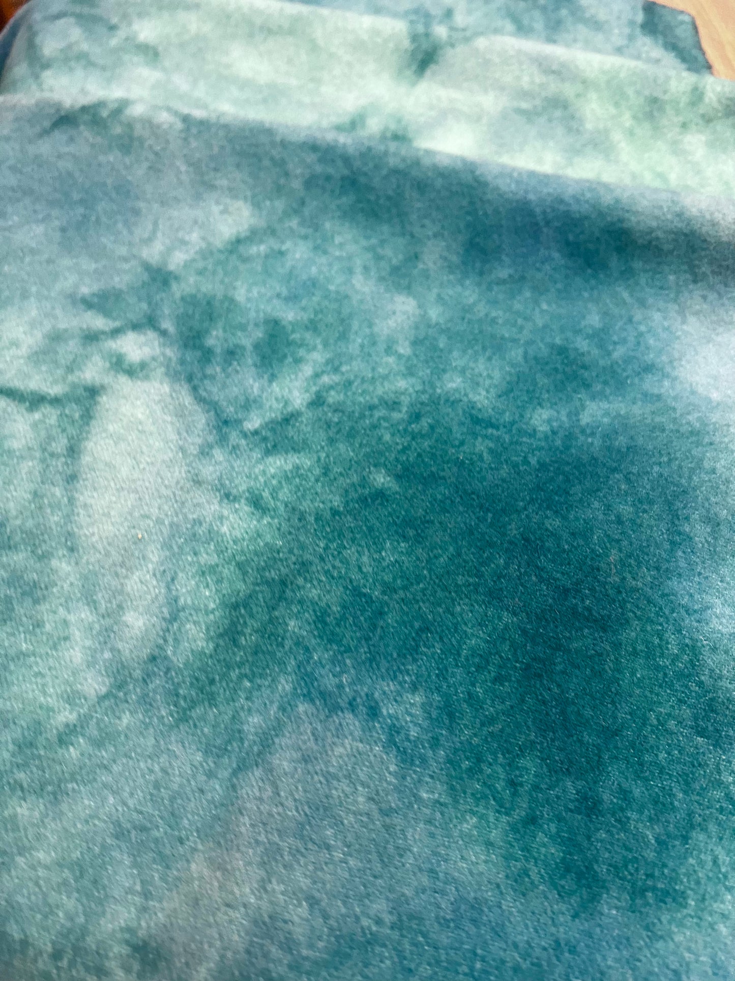 Hand Dyed Wool, Fat Quarter, OCEAN WAVES
