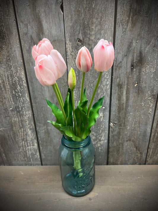 Bunch, Real Feel Tulips, LIGHT PINK