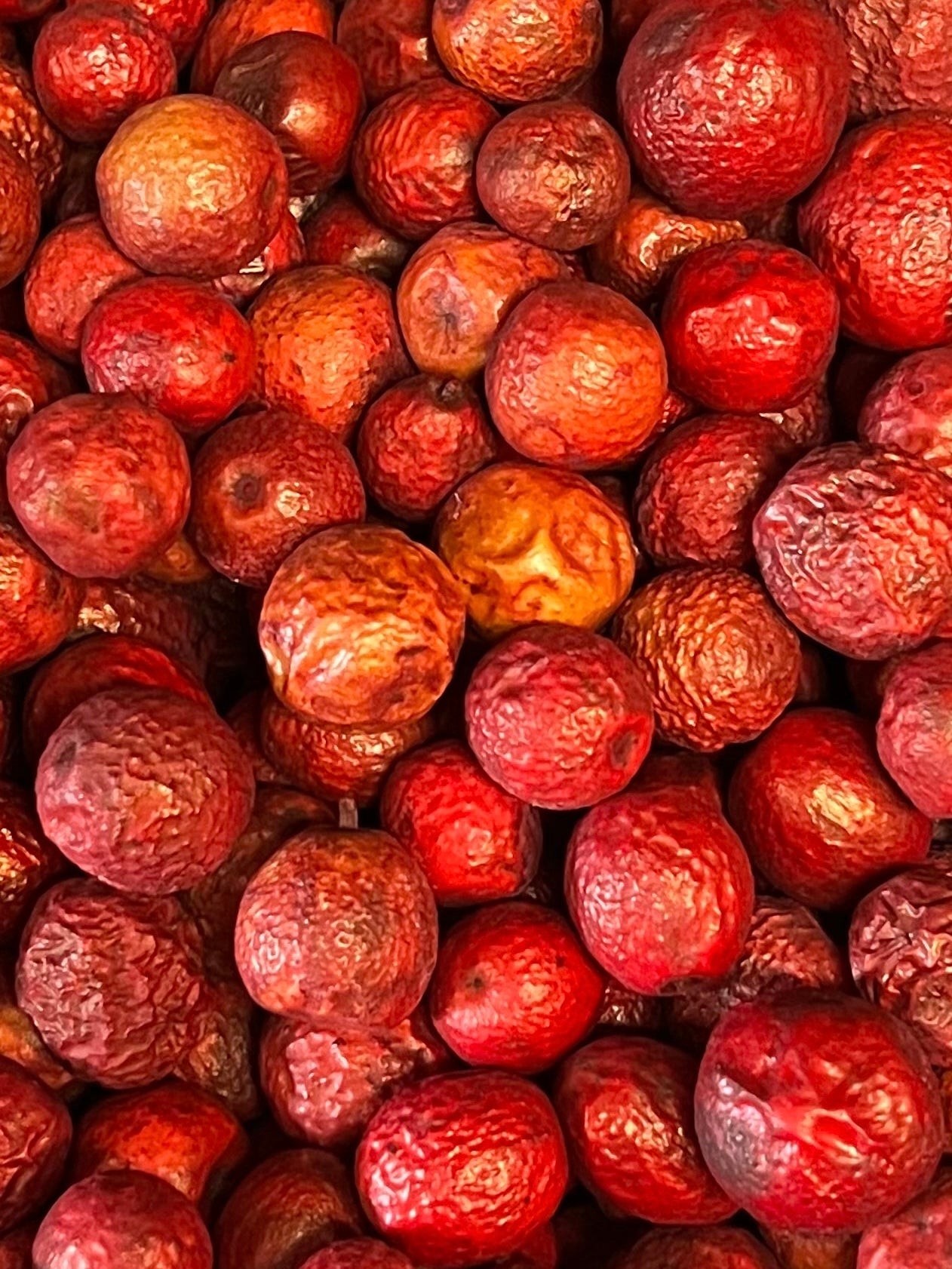 Crabapples, Dried, 1 lb. RED or NATURAL