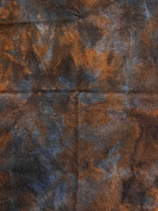 Hand Dyed Wool, Fat Quarter, SPOOKY