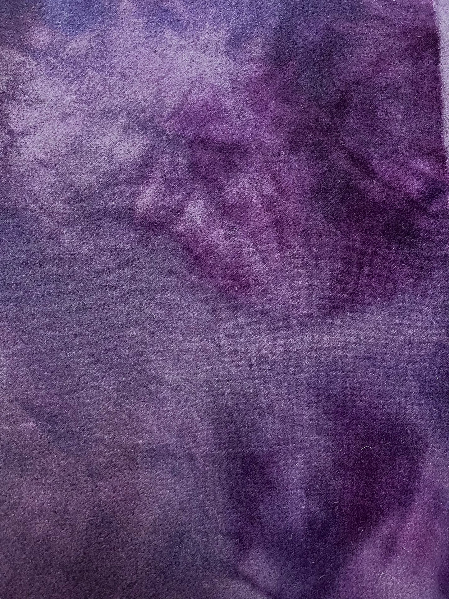 Hand Dyed Wool, 1/2 Yard, WILD PURPLE ORCHID