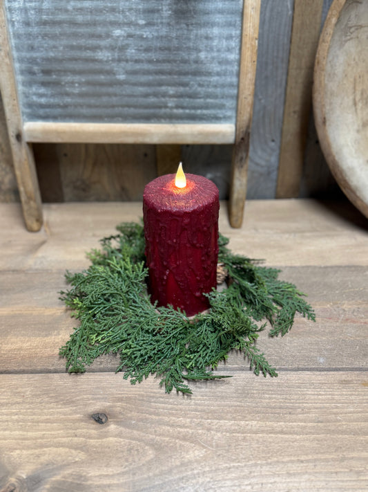 Candle Ring, 4.5 Inner Ring, CEDAR & PINECONE